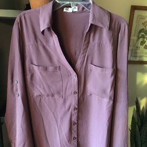 Express Slim Fit Portofino Button Down Shirt